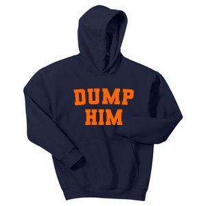 Dump Him Light Blue Orange Meme Iconic Music Kids Hoodie