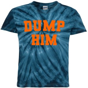 Dump Him Light Blue Orange Meme Iconic Music Kids Tie-Dye T-Shirt