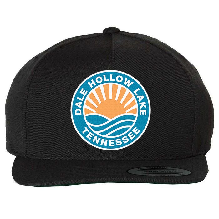 Dale Hollow Lake Tennessee Wool Snapback Cap