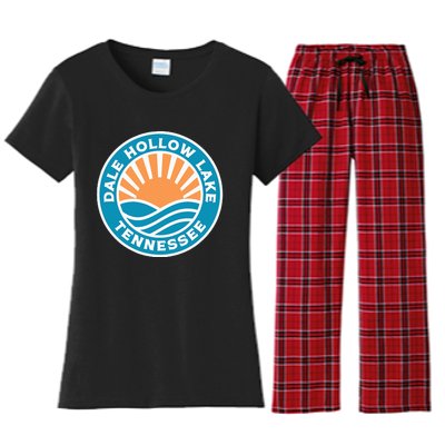 Dale Hollow Lake Tennessee Women's Flannel Pajama Set