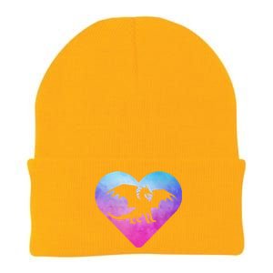 Dragon Heart Love Fantasy Knit Cap Winter Beanie