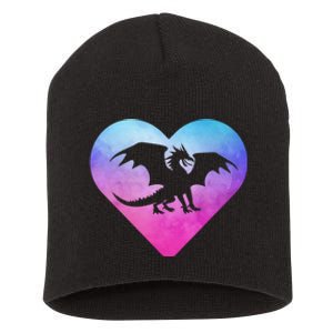 Dragon Heart Love Fantasy Short Acrylic Beanie