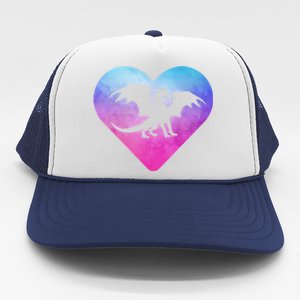 Dragon Heart Love Fantasy Trucker Hat