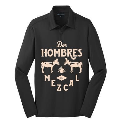 Dos Hombres Mezcal Orange Silk Touch Performance Long Sleeve Polo