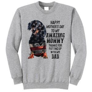 Dachshund Happy Mother's Day To My Amazing Mommy Tall Sweatshirt