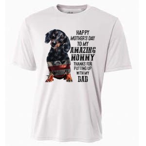 Dachshund Happy Mother's Day To My Amazing Mommy Cooling Performance Crew T-Shirt