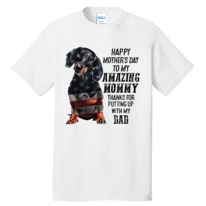 Dachshund Happy Mother's Day To My Amazing Mommy Tall T-Shirt