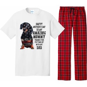 Dachshund Happy Mother's Day To My Amazing Mommy Pajama Set