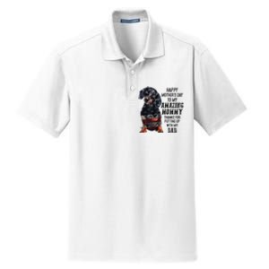 Dachshund Happy Mother's Day To My Amazing Mommy Dry Zone Grid Polo