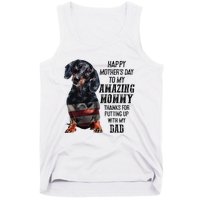 Dachshund Happy Mother's Day To My Amazing Mommy Tank Top