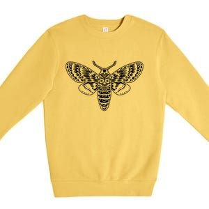 Death Head Moth Premium Crewneck Sweatshirt