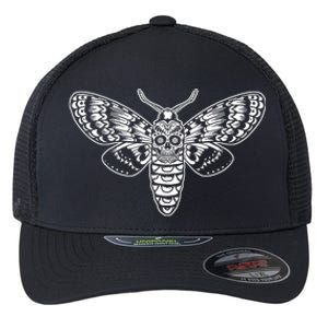 Death Head Moth Flexfit Unipanel Trucker Cap