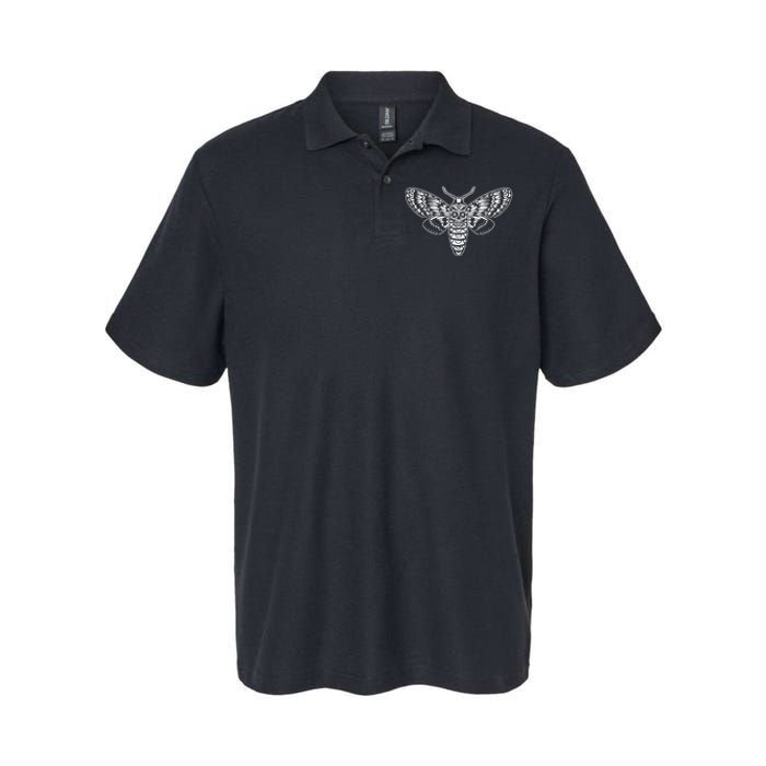 Death Head Moth Softstyle Adult Sport Polo