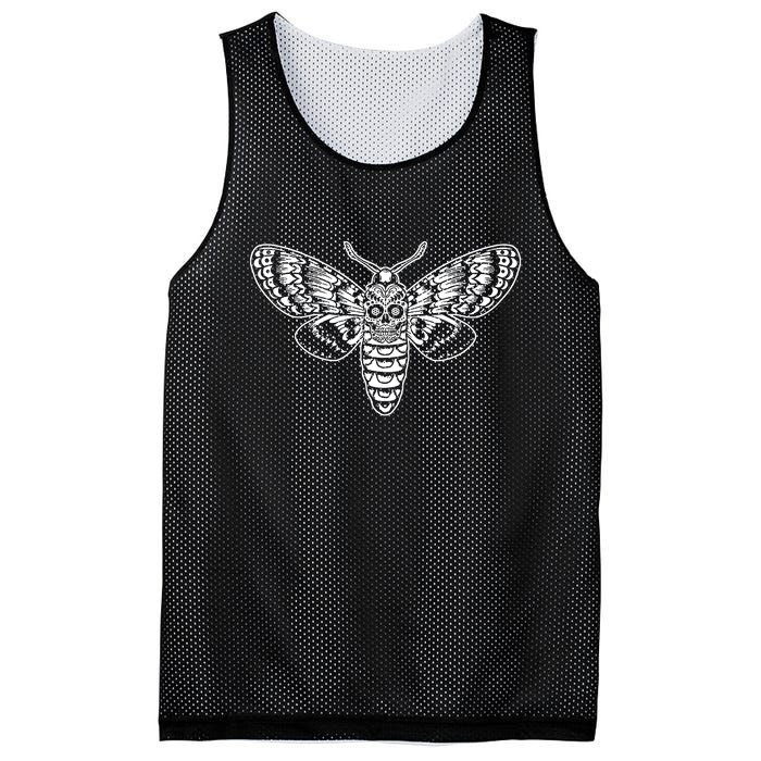 Death Head Moth Mesh Reversible Basketball Jersey Tank