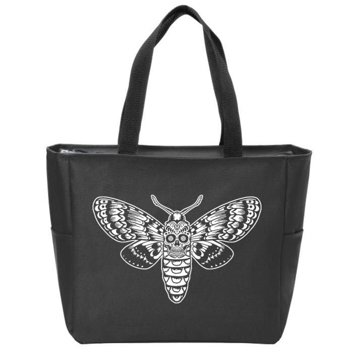 Death Head Moth Zip Tote Bag