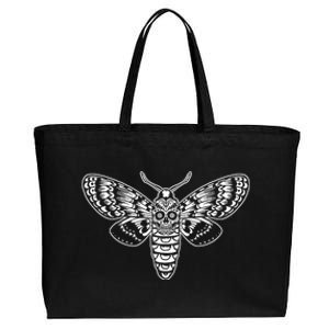 Death Head Moth Cotton Canvas Jumbo Tote