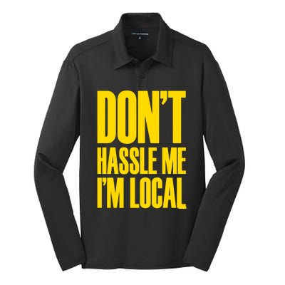 DonT Hassle Me Silk Touch Performance Long Sleeve Polo