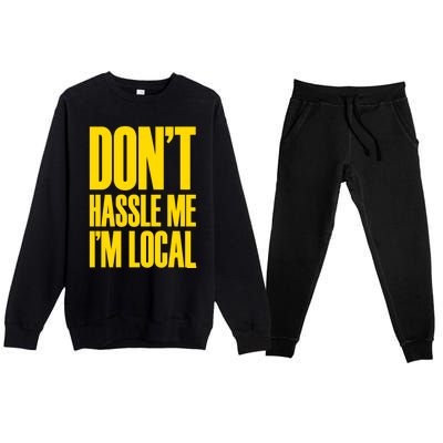 DonT Hassle Me Premium Crewneck Sweatsuit Set