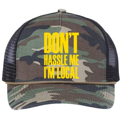 DonT Hassle Me Retro Rope Trucker Hat Cap