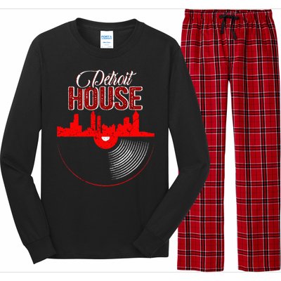 Detroit House Music Vinyl LP Long Sleeve Pajama Set