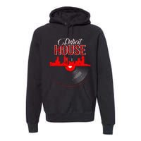 Detroit House Music Vinyl LP Premium Hoodie