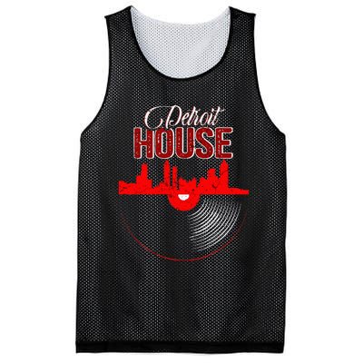 Detroit House Music Vinyl LP Mesh Reversible Basketball Jersey Tank