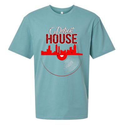 Detroit House Music Vinyl LP Sueded Cloud Jersey T-Shirt