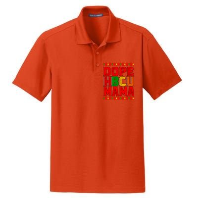 Dope Hbcu Mama Historical Black College Mom Cute Gift Dry Zone Grid Polo