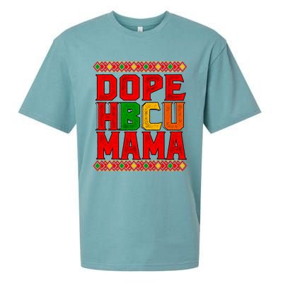 Dope Hbcu Mama Historical Black College Mom Cute Gift Sueded Cloud Jersey T-Shirt