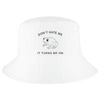 Don’T Hate Me It Turns Me On Funny Frog Meme Cool Comfort Performance Bucket Hat