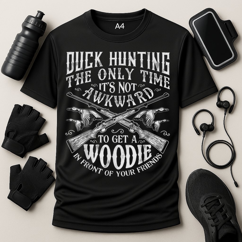Duck Hunting Men Women Funny Hunter Friends Cooling Performance Crew T-Shirt