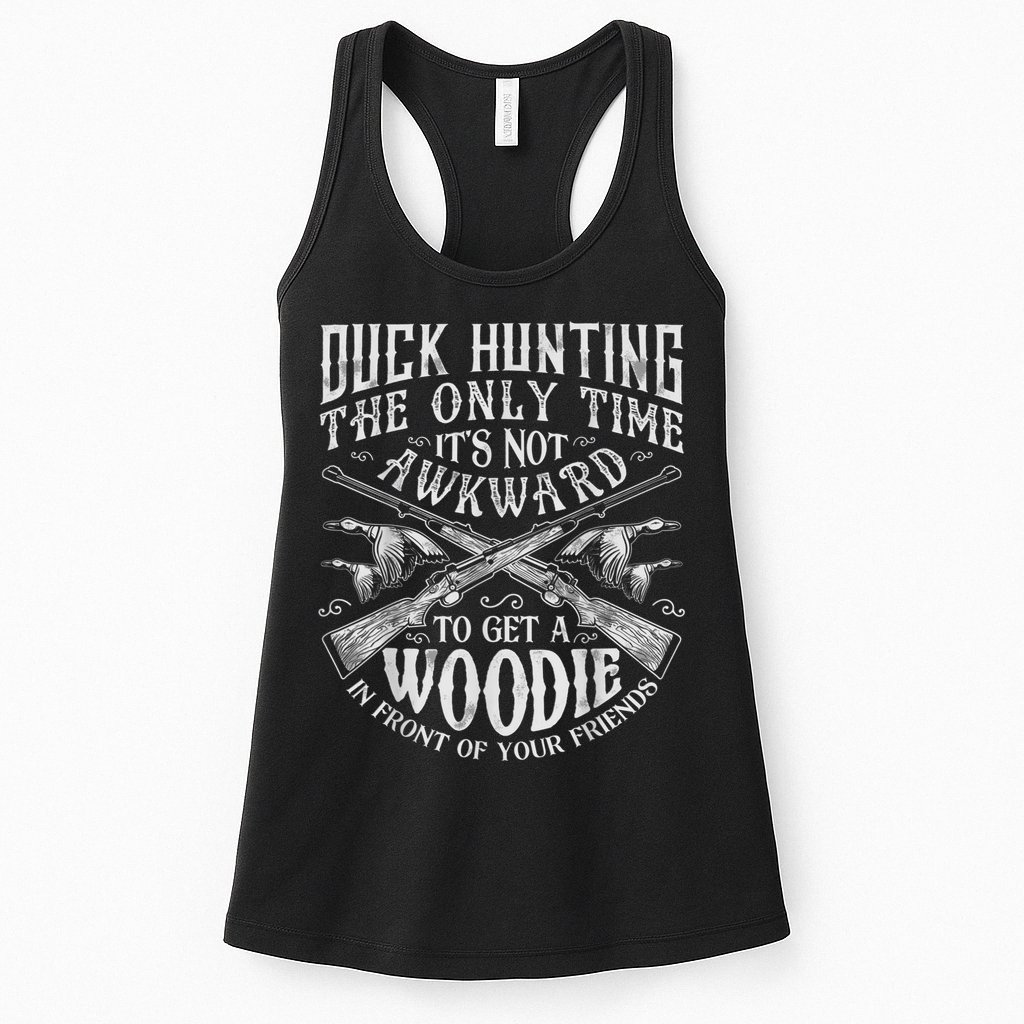 Duck Hunting Men Women Funny Hunter Friends Womens Tank Top