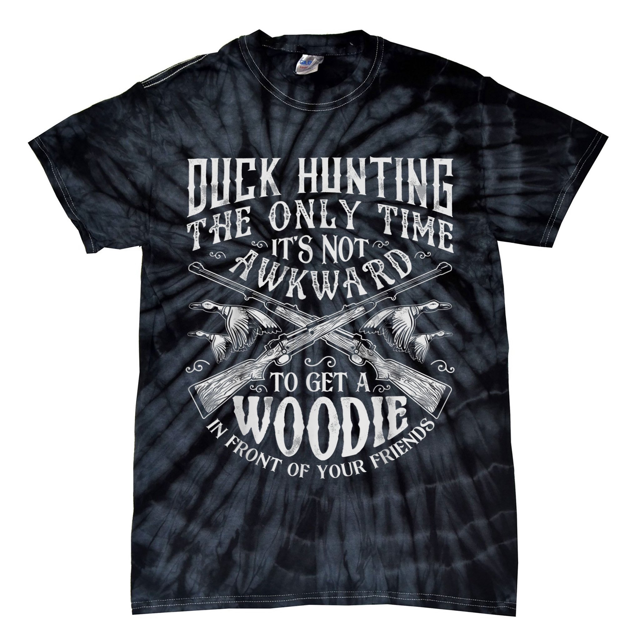 Duck Hunting Men Women Funny Hunter Friends Tie-Dye T-Shirt