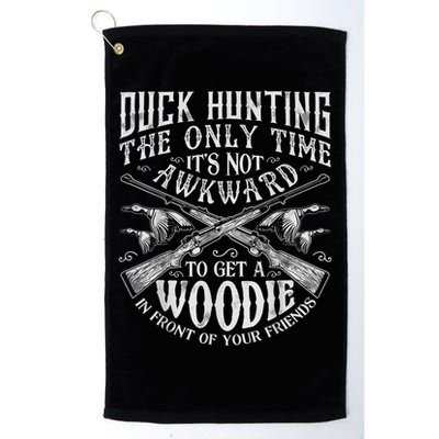 Duck Hunting Men Women Funny Hunter Friends Golf Towel
