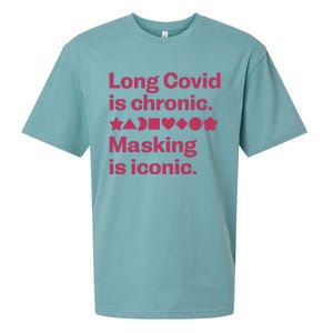 Dalia Hasan Md Long Covid Is Chronic Masking Is Iconic Sueded Cloud Jersey T-Shirt