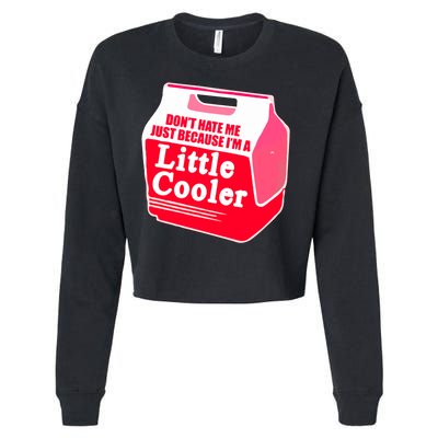 Don't Hate Me Because I'm A Little Cooler Cropped Pullover Crew
