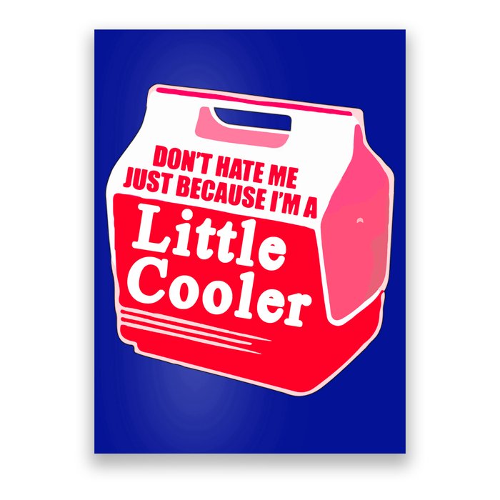 Don't Hate Me Because I'm A Little Cooler Poster