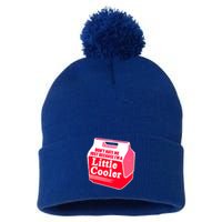 Don't Hate Me Because I'm A Little Cooler Pom Pom 12in Knit Beanie