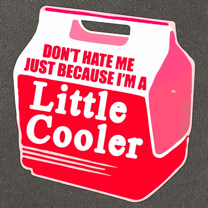 Don't Hate Me Because I'm A Little Cooler Cotton Canvas Backpack