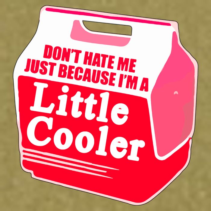 Don't Hate Me Because I'm A Little Cooler Garment-Dyed Women's Muscle Tee