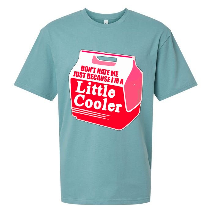 Don't Hate Me Because I'm A Little Cooler Sueded Cloud Jersey T-Shirt