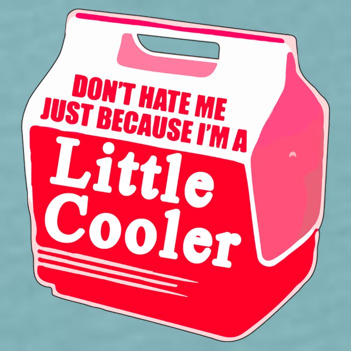 Don't Hate Me Because I'm A Little Cooler Sueded Cloud Jersey T-Shirt