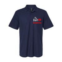 Duck Hunting My Heart Belongs To A Duckhunter Gift Wife Mom Softstyle Adult Sport Polo