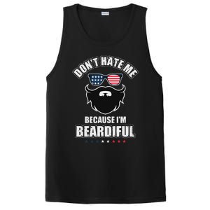 DonT Hate Me Because IM Beardiful Cool Daddy Beards Party PosiCharge Competitor Tank