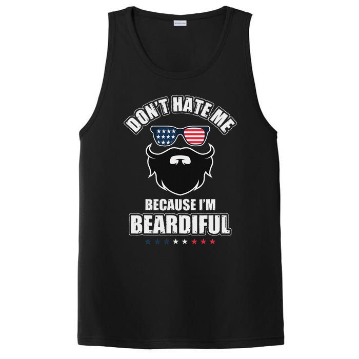 DonT Hate Me Because IM Beardiful Cool Daddy Beards Party PosiCharge Competitor Tank