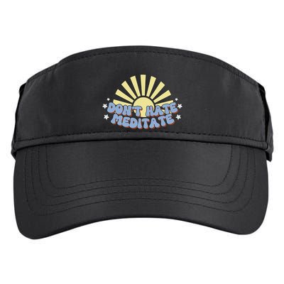 Don’T Hate Meditate Adult Drive Performance Visor