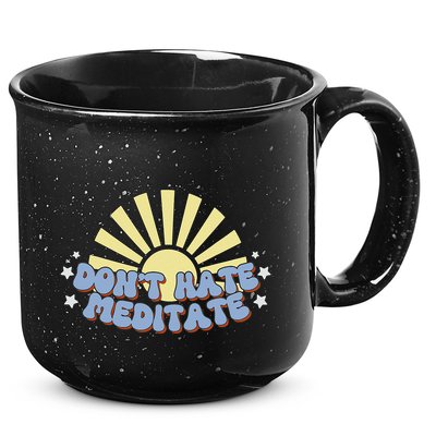 Don’T Hate Meditate 15oz Campfire Ceramic Mug