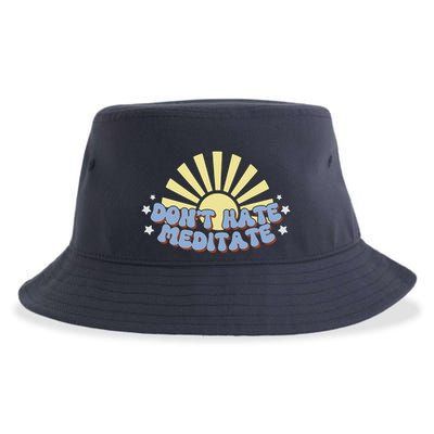 Don’T Hate Meditate Sustainable Bucket Hat