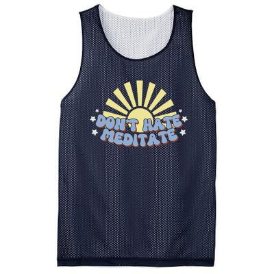 Don’T Hate Meditate Mesh Reversible Basketball Jersey Tank