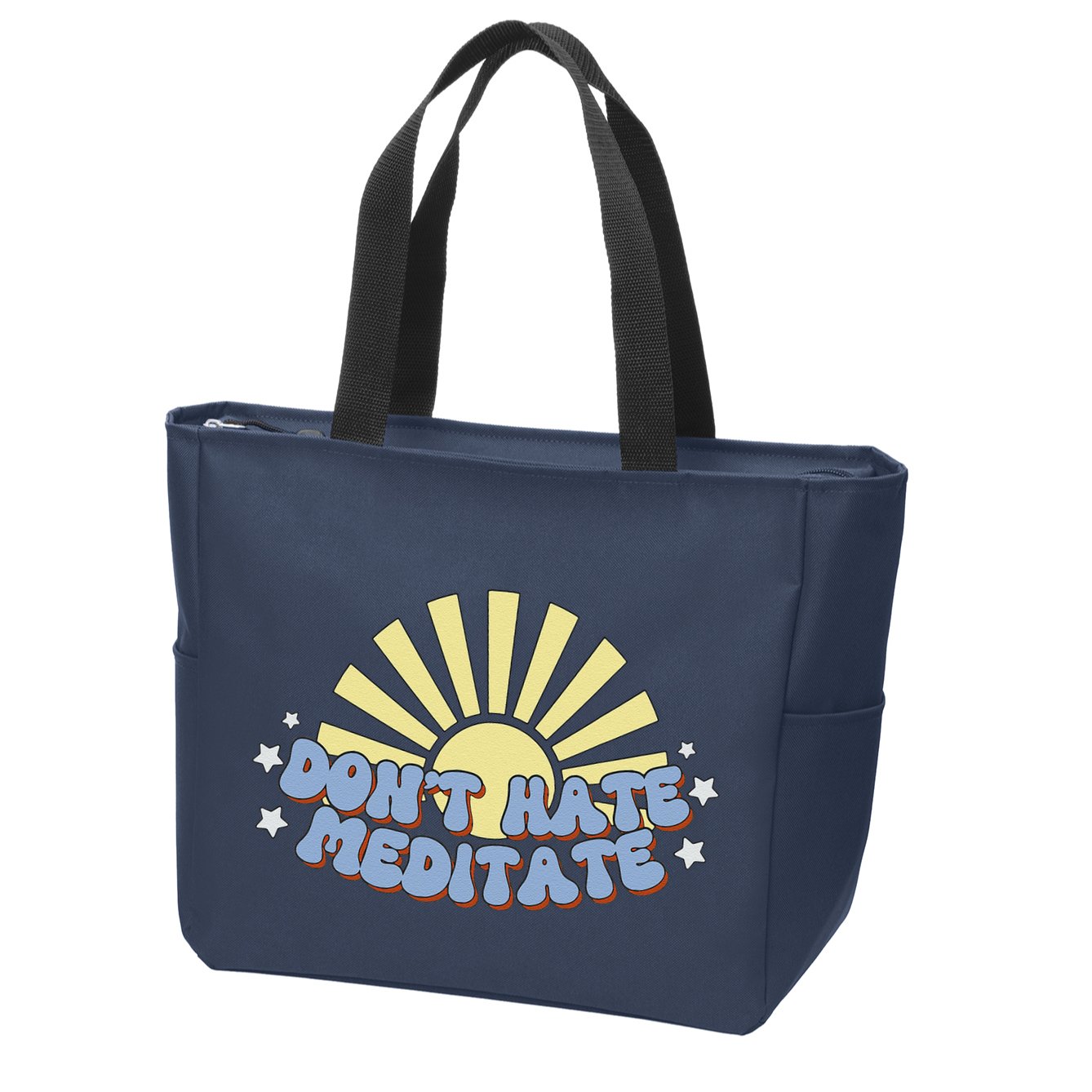 Don’T Hate Meditate Zip Tote Bag